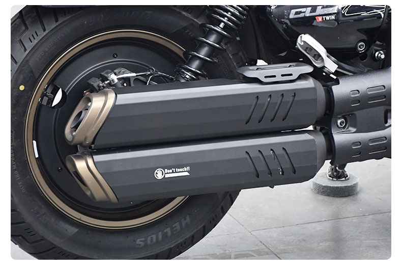 Suitable for the Wuxi CU625 automatic transmission AMT modification part, exhaust pipe anti-scald cover, stainless steel heat insulation cover, protective cover