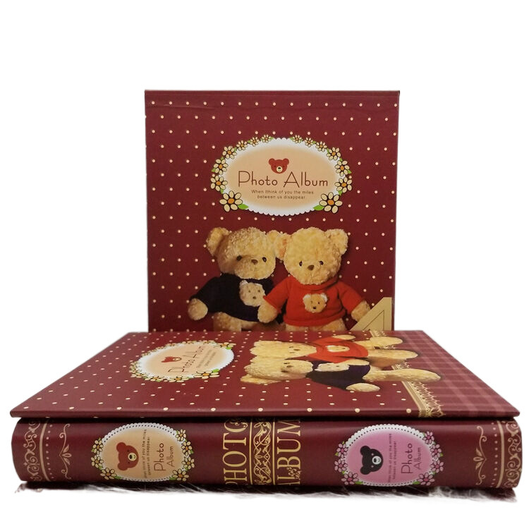 6-inch 200 pieces 4R insert-type boxed album bear couple studio album foreign trade wholesale cross-border hot collection