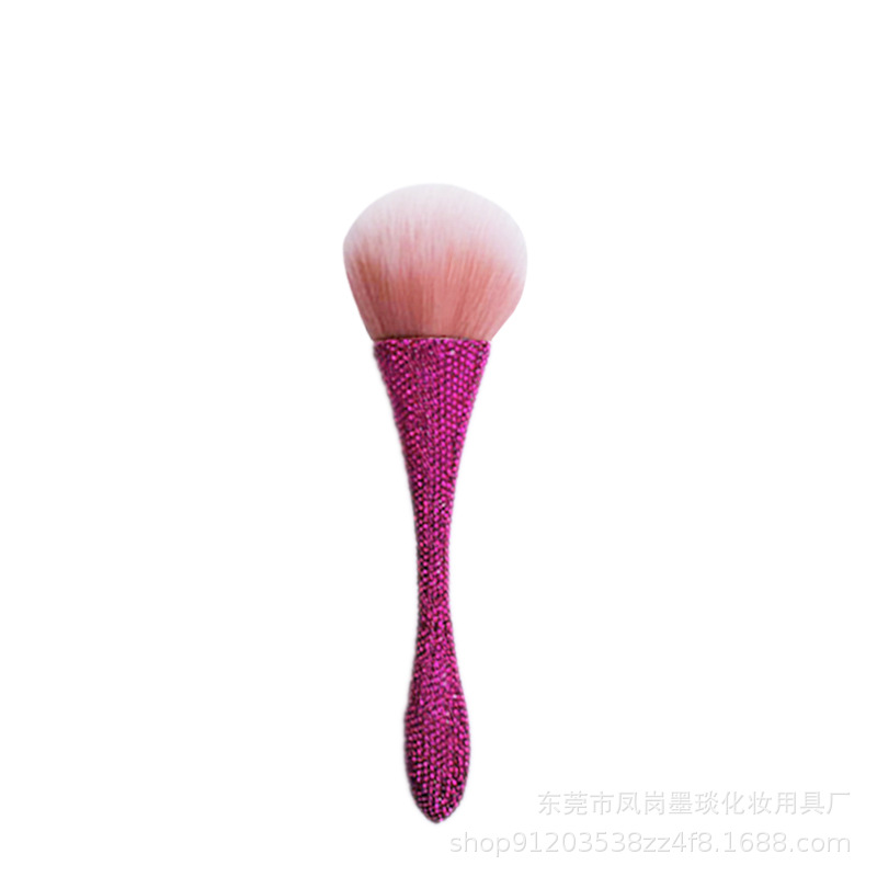 Nuevo cepillo de maquillaje en polvo suelto de gran tamaño solo en stock cubilete rubor cepillo trabajador de belleza