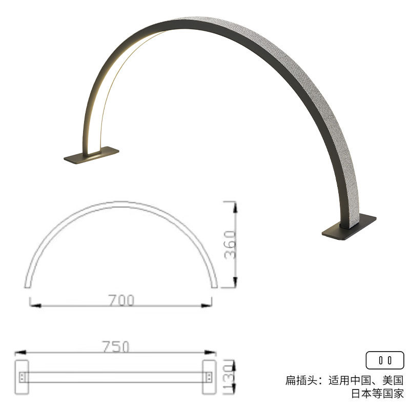 Nuevo medio mes de manicura lámpara LED protector de ojos manicura pestañas bordado lámpara de brillo de salón de belleza especial lámpara de horneado lámpara transfronteriza