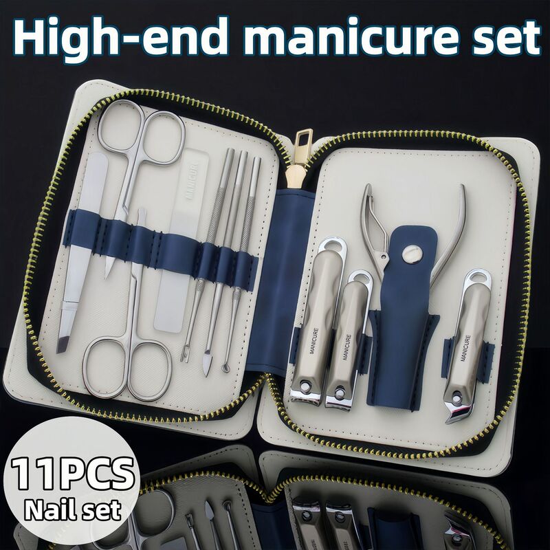 New Model Nail Clipper Set, High-End Stainless Steel Eagle-Beak Pliers, Manicure and Pedicure Knife Set, Nail Scissors Wholesale