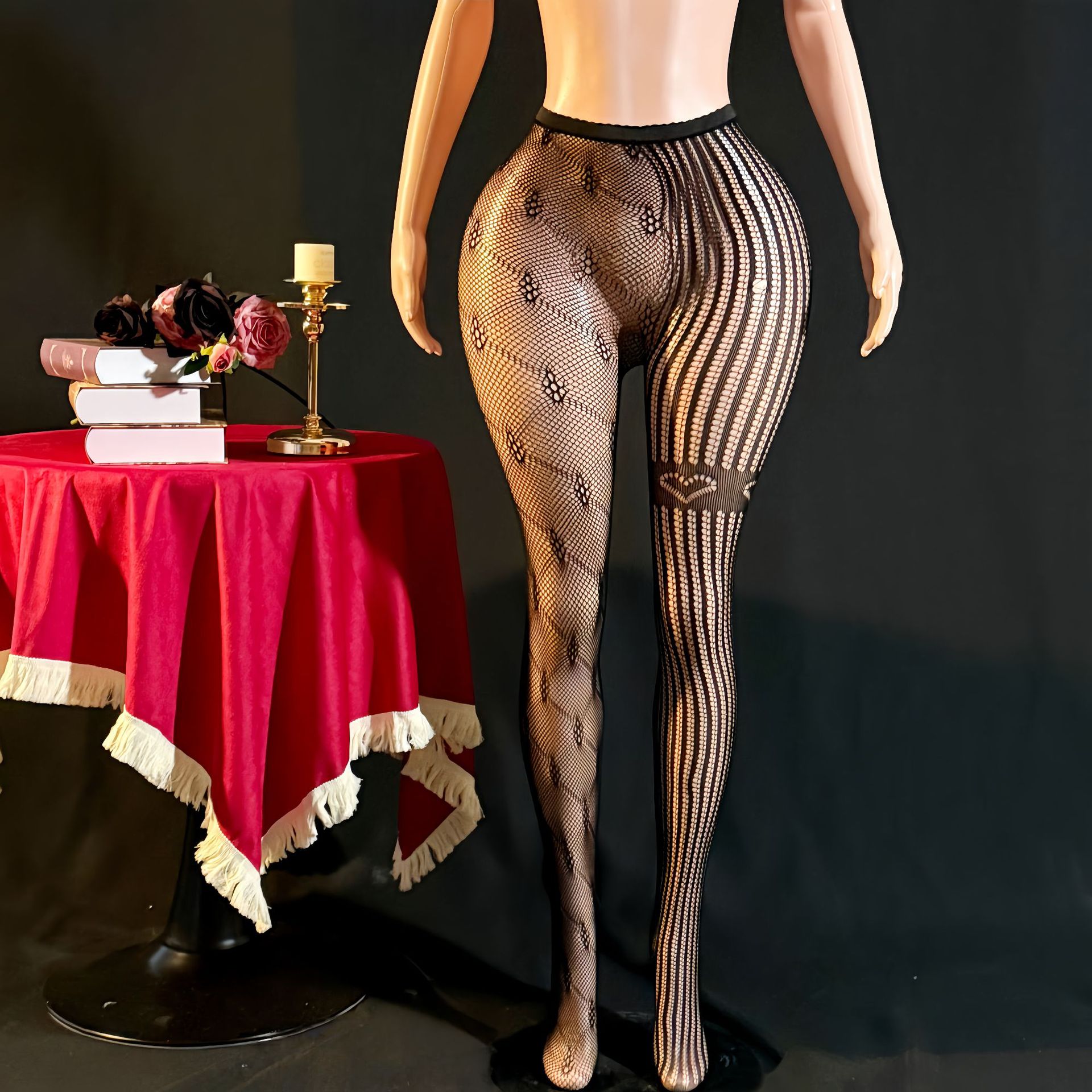 Yue mariposa Europa y América ropa interior sexy comercio exterior al por mayor fábrica coqueteo sexy uniforme conjunto de ropa de red de chicas