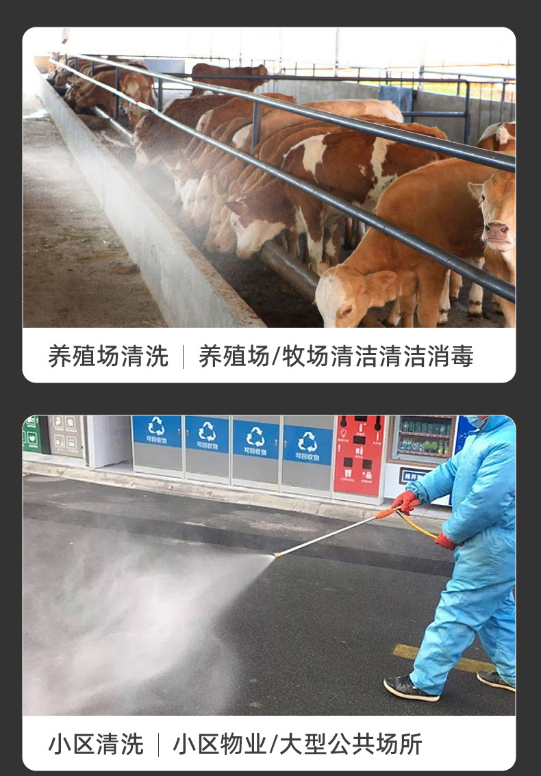 360 High-Flow 220V High-Pressure Car Washing Machine Commercial Cleaning Machine Car Washing Pump Fully Automatic Black Cat Car Washing Pump