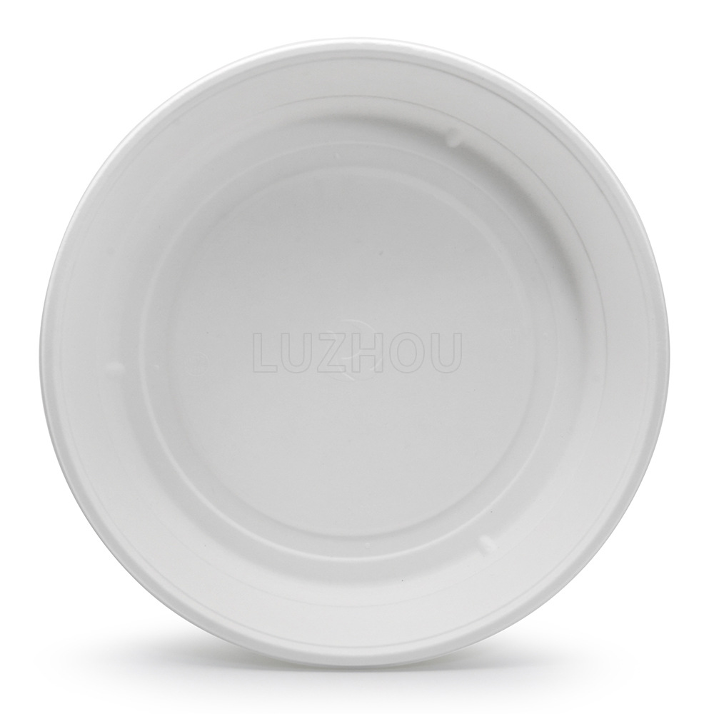 Shaogeng Oasis Pulpa de caña de azúcar vajilla de Protección Ambiental desechable 3000ml tazón de verduras en forma de diamante degradable compostable