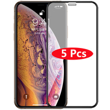 5Pcs/Lot 9D Full ver Glass on For iPhone 13 14 Pro 6 7 8 Plu