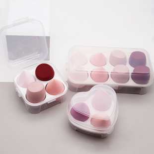 Foreign trade entity hot push four palace grid beauty makeup egg makeup sponge powder puff bubble water bigger don't eat powder cross-border wholesale