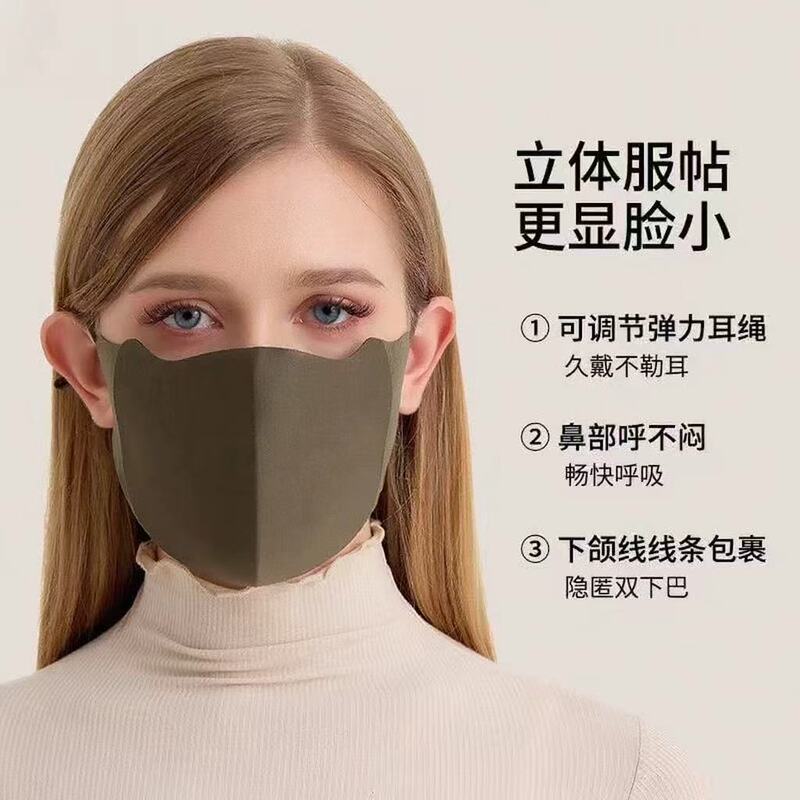 美拉德秋冬保暖口罩骑行防风御寒无痕显瘦修饰小脸型可水洗护眼角|undefined