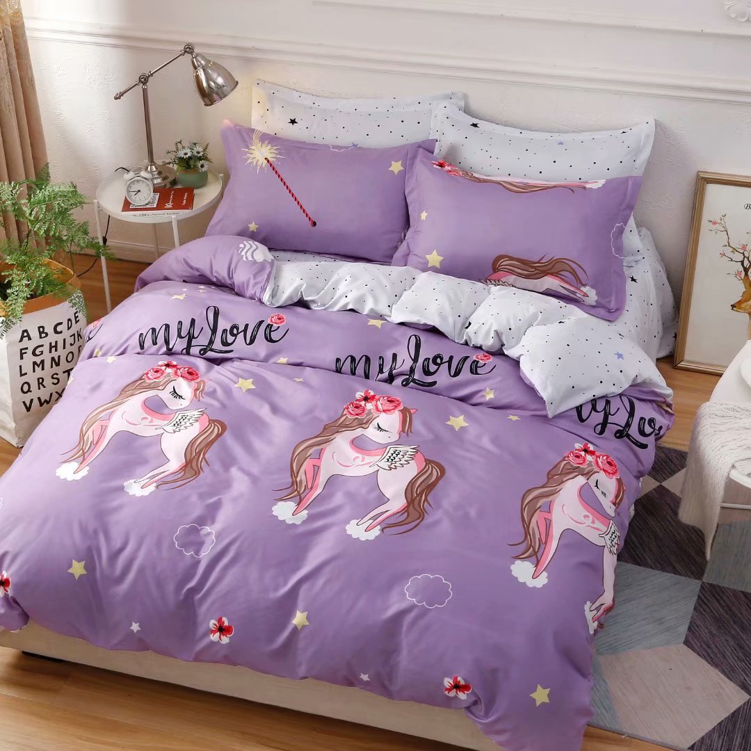 2021 nuevo conjunto de tres piezas transfronterizo estilo europeo y americano Amazon estudiante casa de dos piezas Juego de cama