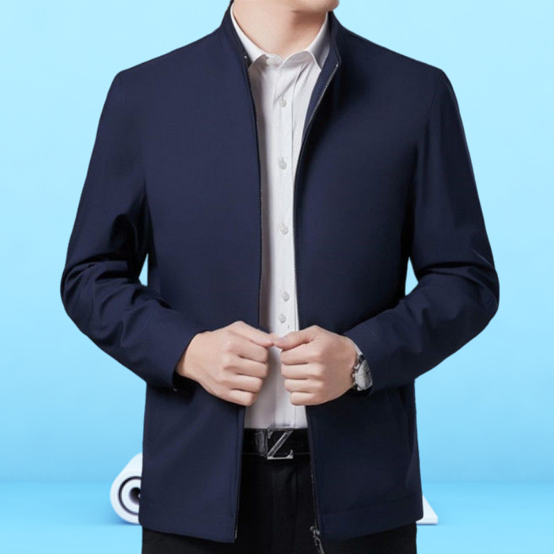 (2개) 봄과 가을 새 아빠 봄 코트 얇은 재킷 남성 중년 남성 어퍼 의류 중년 남성 의류