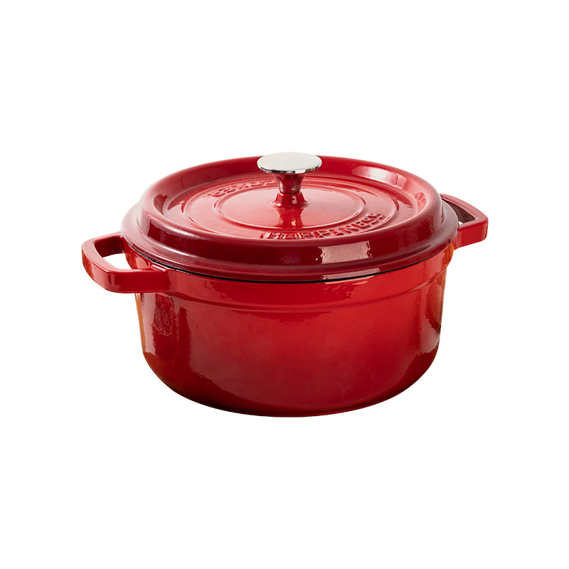 Xiaoxiao Xingfu 24cm nuevo hierro fundido cocina de cocción electromagnética