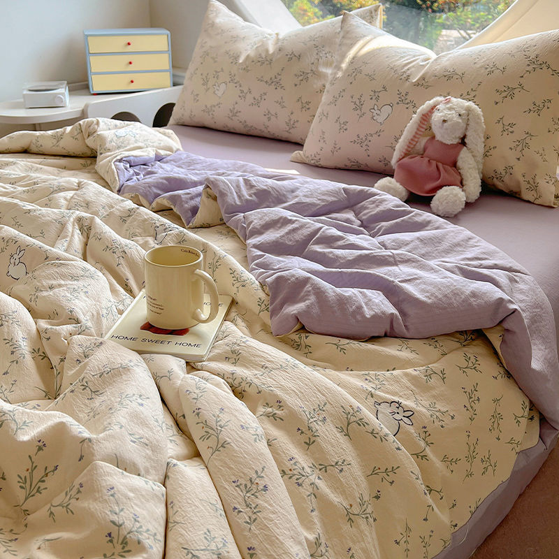 모리타 가든 [슈퍼 소프트 네이키드 슬리핑 더블 레이어 거즈 여름 이불]