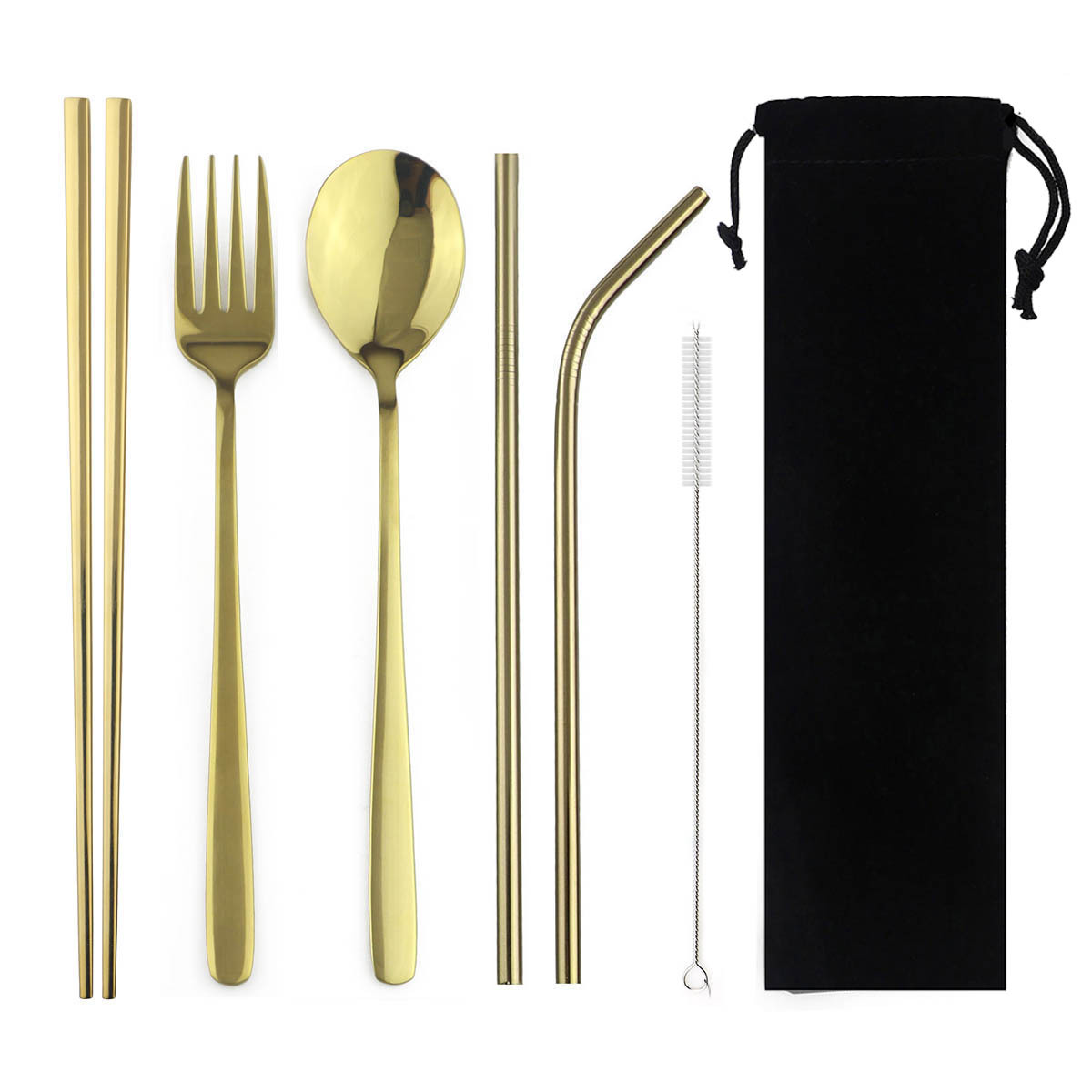 6-Piece-Portable-Rainbow-Dinne