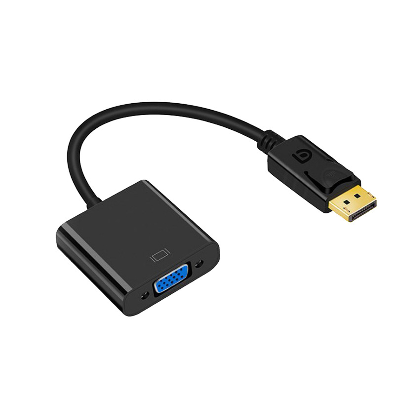 Tarjeta gráfica del ordenador HD DisplayPort gran DP a VGA Monitor adaptador de cable adaptador al por mayor