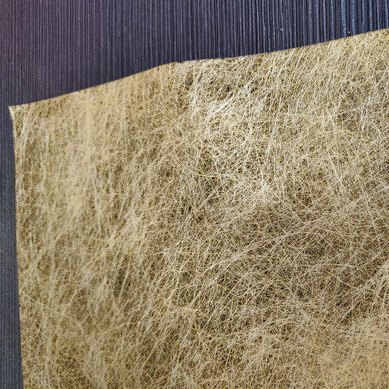 工程夹丝玻璃夹丝玻璃隔断屏风金黄色金属丝蚕丝夹丝