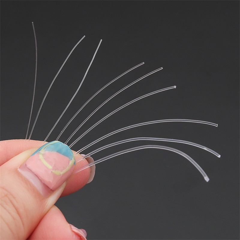 Anillo de cuentas de arroz transparente invisible línea de pesca DIY material de decoración de pulseras