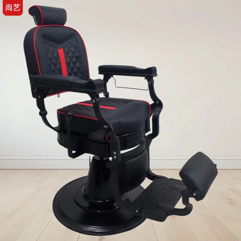 Transfronterizos para silla de barbero retro, silla de barbero para hombres, silla de cabeza de aceite, silla de barbero para afeitar image 20