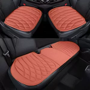 High-quality car seat cushion for all seasons, made of seaweed fiber, latex, and memory foam, hot-pressed into one piece, non-slip