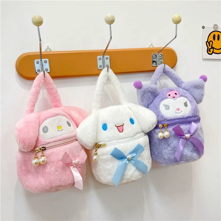 Sanrio, плюшевый мультяшный держатель для карт, кукла, модная маленькая сумка, новая коллекция, западный стиль