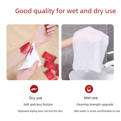 Compressed Towel Disposable Face Towel Candy Towel Cleansing Small Square Towel for Travel and Business Disposable Face Towel