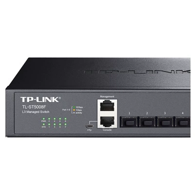 Сетевой управляемый трехслойный коммутатор TP-LINK TL-ST5008F на полной скорости 10G