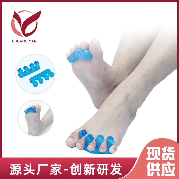 Вальгусная вальгусная фиксация с разрезом пальца ноги Сепаратор с тремя отверстиями Корректор Кости Большой стопы Корректор перекрытия пальца ноги