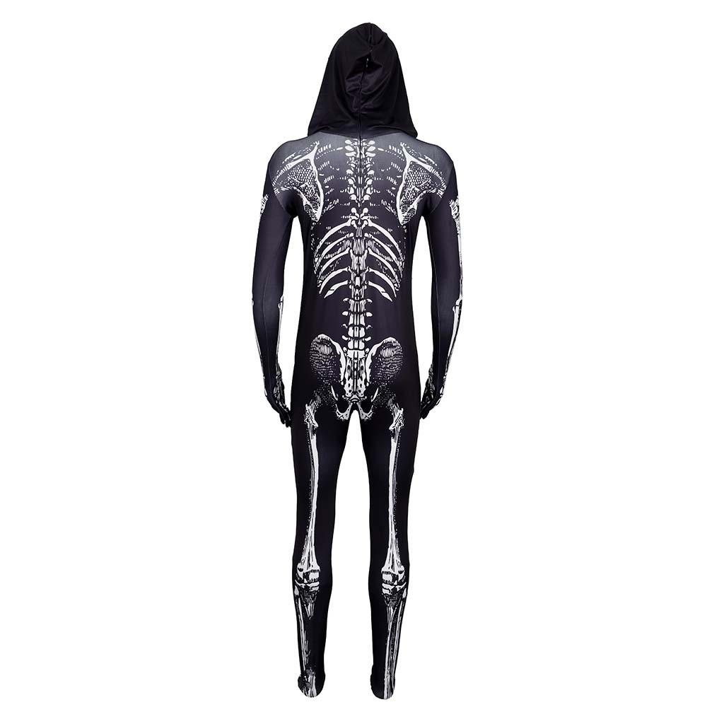 Halloween personalizado cosplay esqueleto esqueleto humano cos trajes disfraz europeo y americano fantasía ropa de mujer
