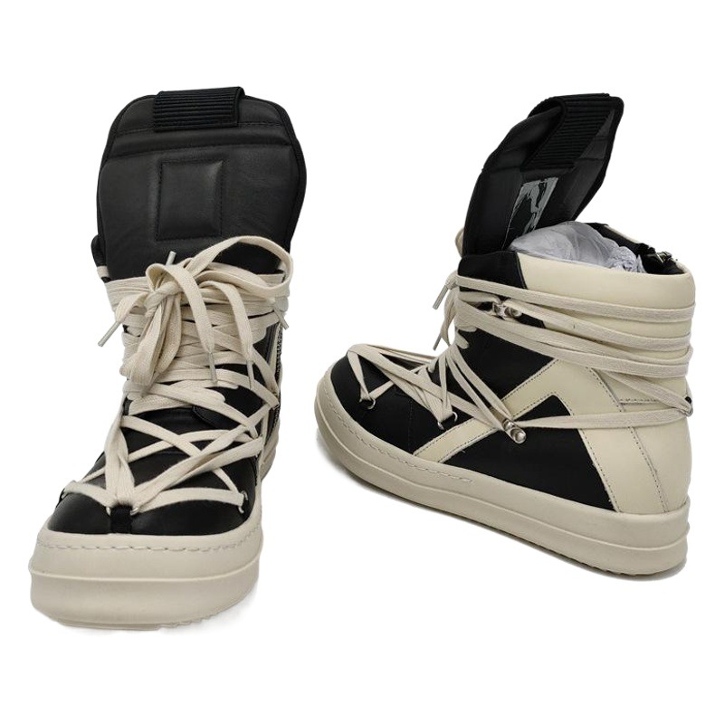 Zapatos de moda europeos y americanos rricowees20 Zapatos altos de cuero genuino clásico triángulo invertido pentagrama zapatos de hombre estrella de seis puntas