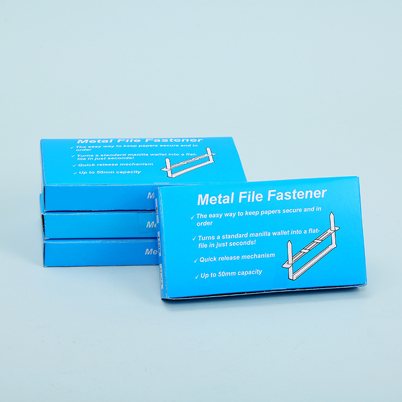 Fijación de metal fijación de papel fijación de hoja de papel dos agujeros fijación fijación de fijación 80mm al por mayor fijación de almacenamiento de contabilidad