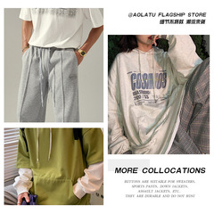 Manufacturer's brand sweatshirt hat bell metal detachable drawstring fastener sports pants belt pendant adjustment accessories