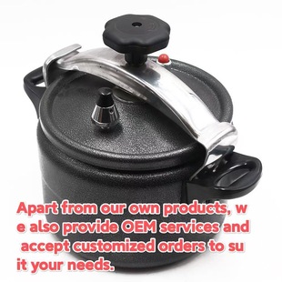 Export to South America Foreign Trade New Frosted Plastic Spraying Thickened Explosion-proof Pressure Cooker Outdoor Firewood Rice Cooker Light Luxury Craft