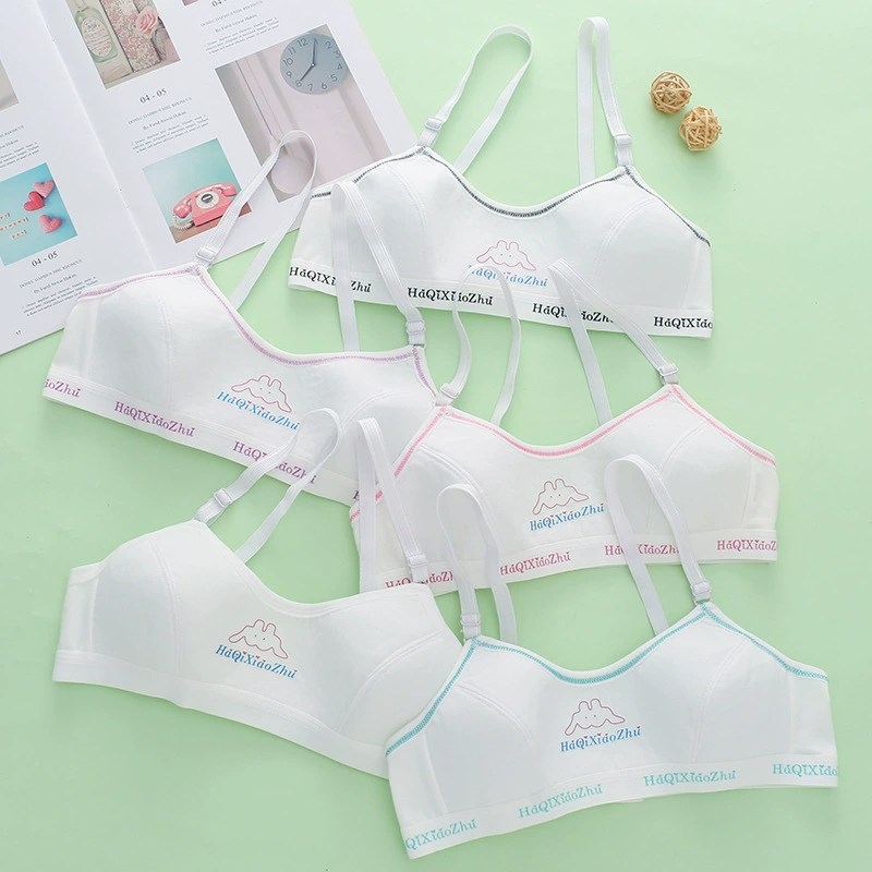 Underwear for students, shockproof wireless bra, thin push up bra, for secondary school