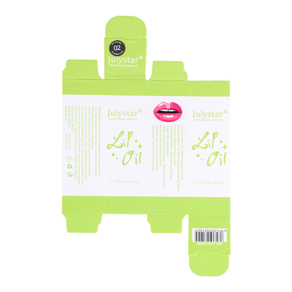 Wunderschönes Make-up, langanhaltende Feuchtigkeit, transparentes Wasserglanzöl, feuchtigkeitsspendende und fruchtige Lippen, spiegelförmig_voghion.com