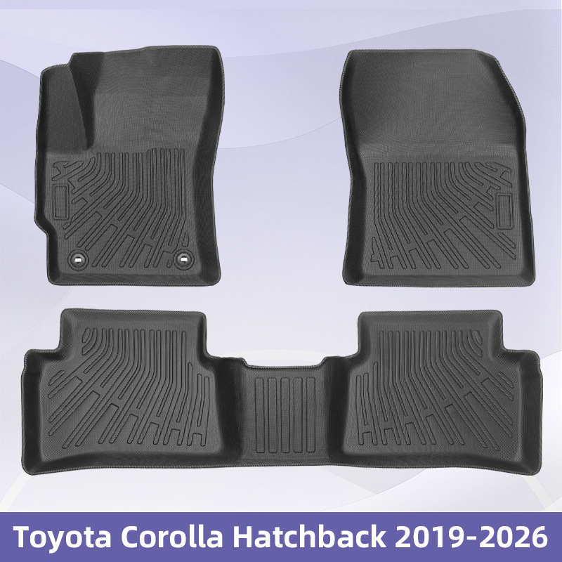 Es adecuado para Toyota Corolla Hatchback 19 - 26 TPE Foot Pads 3D para todo el tiempo