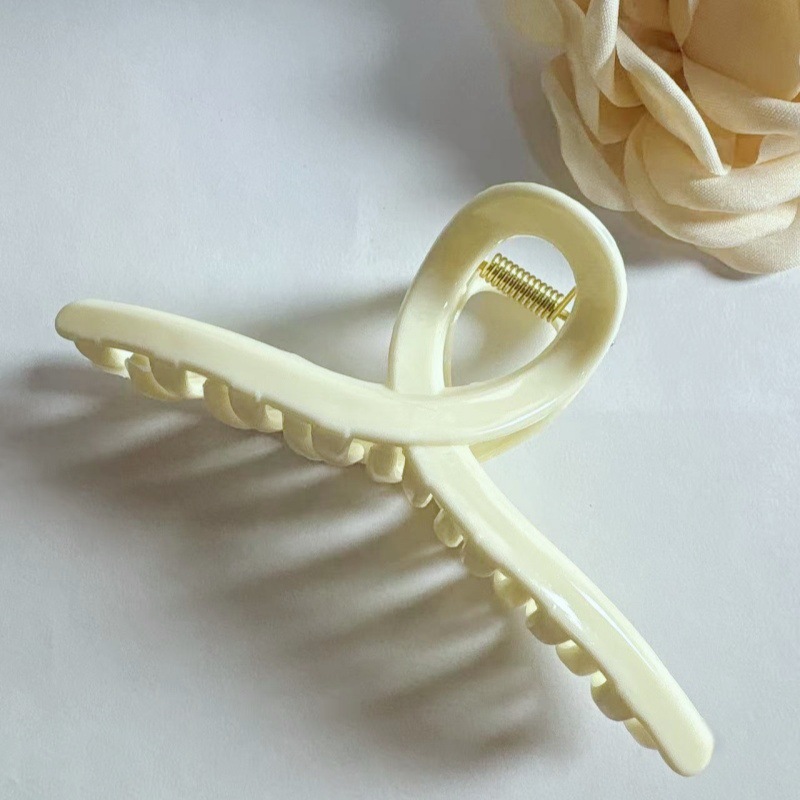 グラブクリップ サメクリップ 良質 13cm ふっくら後頭部の髪 高級ヘアクリップ ハーフタイヘアクリップ 小さな爪クリップ