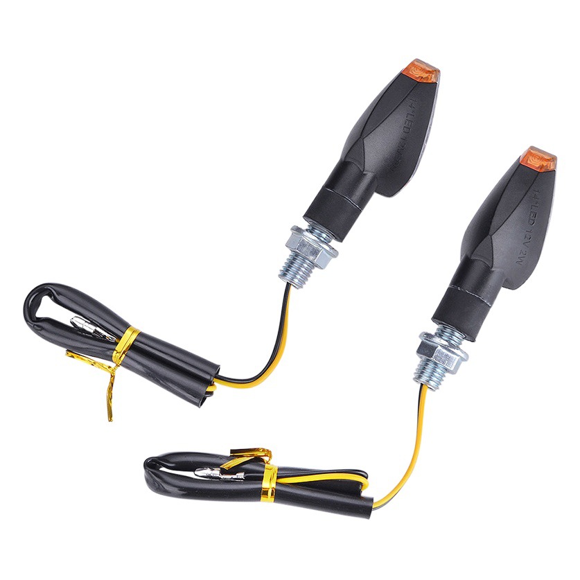 Motorcycle Led Turn Signal Light Electric Vehicle 14-Light Small Red Hat Warning Light Signal Light Vehicle Turning Angle Cross-Border Hot Sale