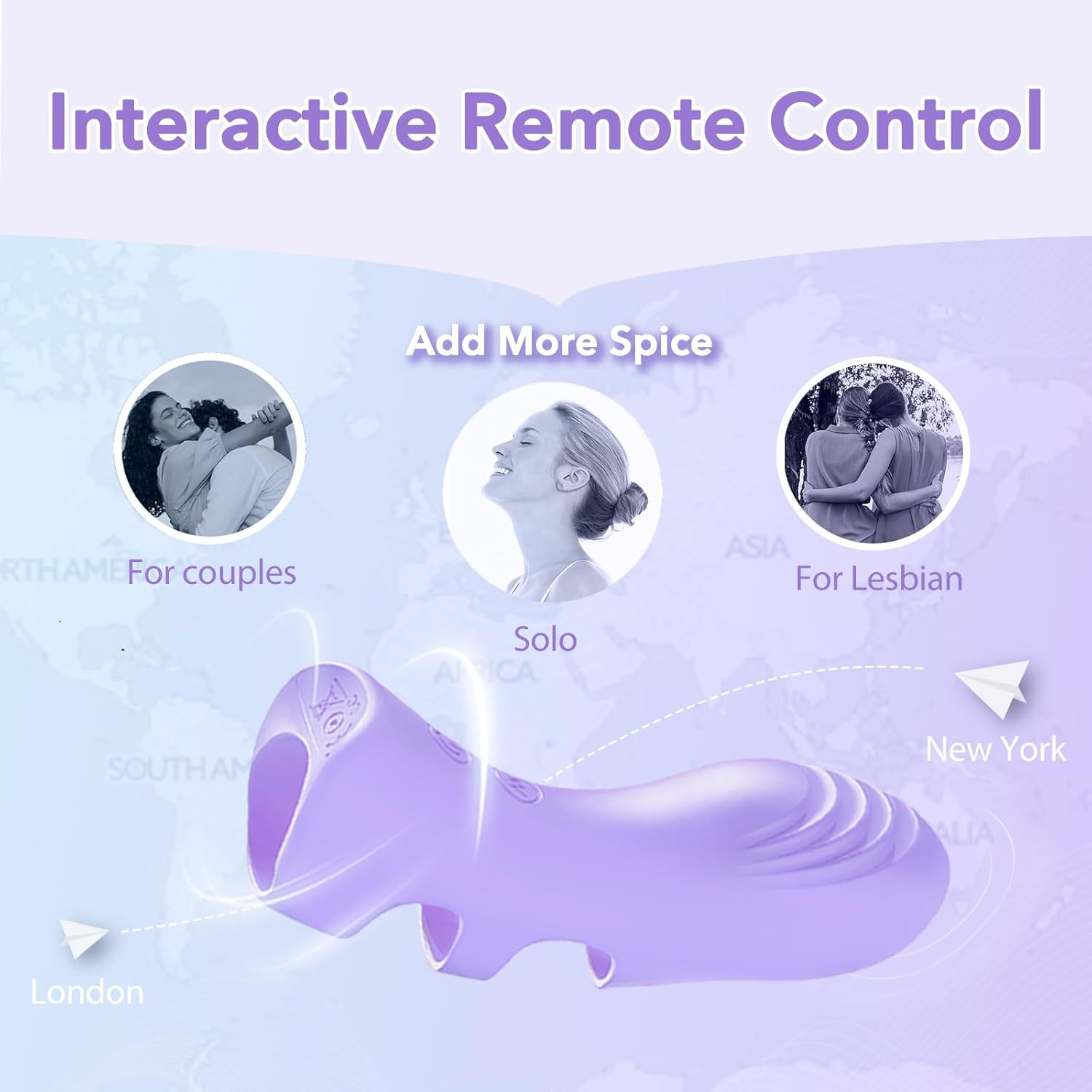 Star Shine Silikon-Vibrator mit 10 Frequenzen, Flirt- und Massagefunktion für Paare, Fingerhülle (Großhandel)_voghion.com