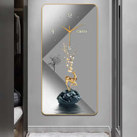 【50*100】客厅玄关装饰画沙发背景墙餐厅卧室竖版挂画挂钟书房