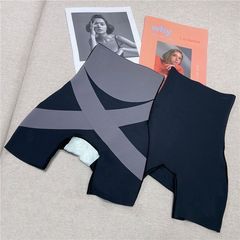 Kaka Style New High-Waist Hip-Lifting Straight Leg Abdominal Compression Pants with Cross Abdominal Non-Rolling High Elastic Leggings