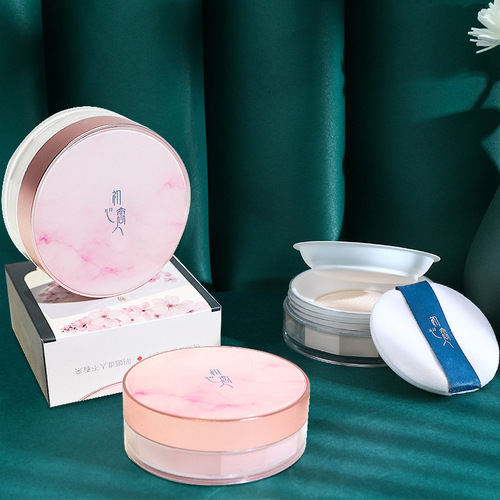 First Heart Lover's national fashion style rejuvenating skin repairing concealer air powder waterproof and sweat-proof not easy to take off makeup loose powder setting powder