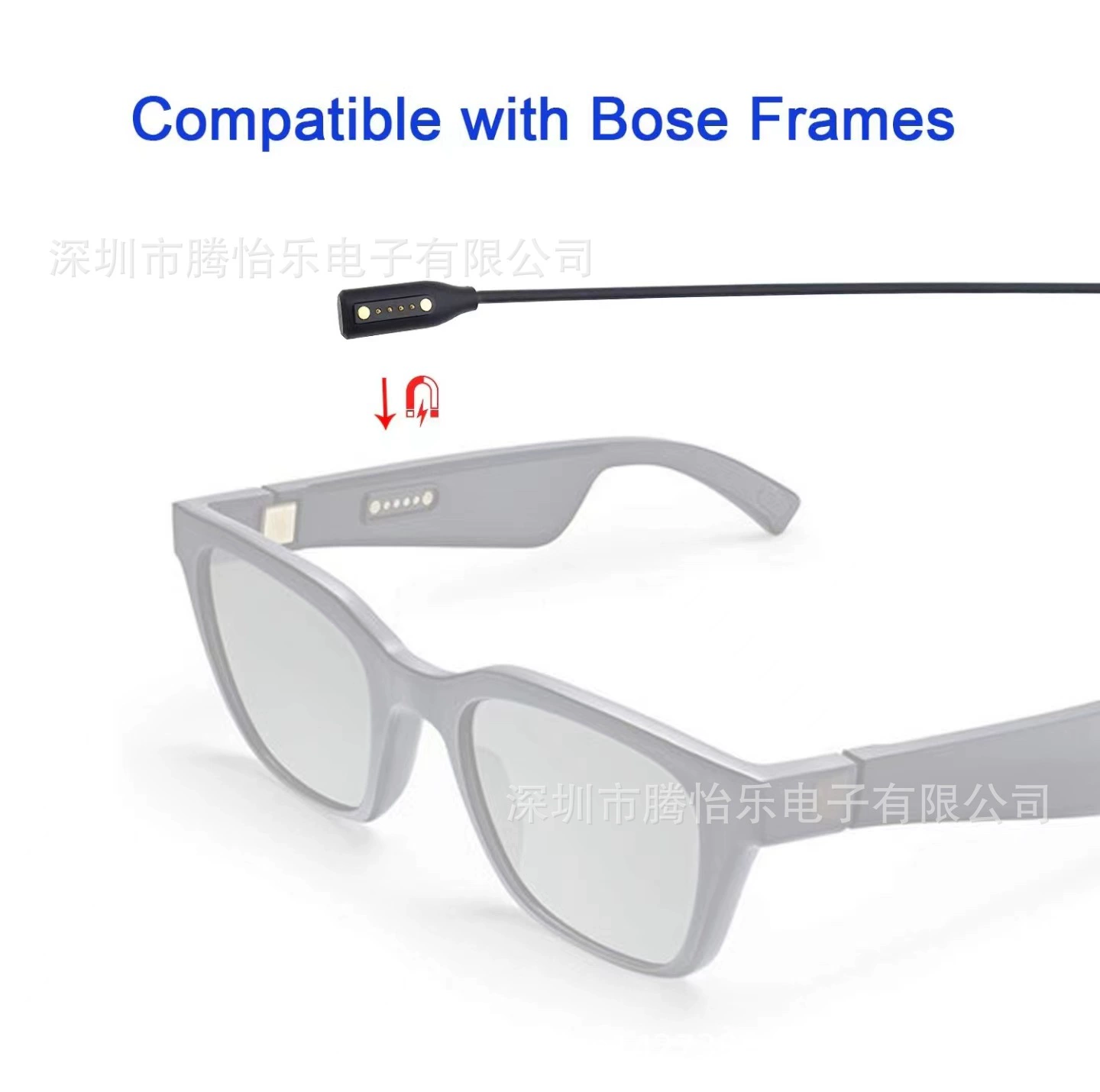 Применимый зарядник для очков Bose Frames Alto Smart Glasses Bluetooth Audio Sports Glasses с магнитом