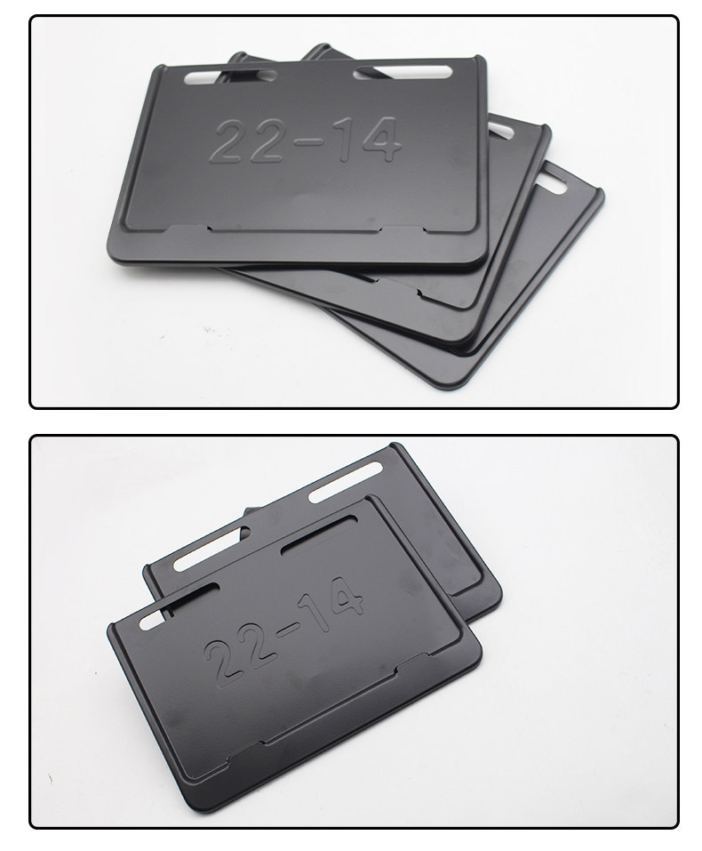 Motorcycle Rear License Plate Frame, Universal for Scooters, Jiangxi Electric Vehicle Tail Plate, New Traffic Regulations, Thickened Solid Design