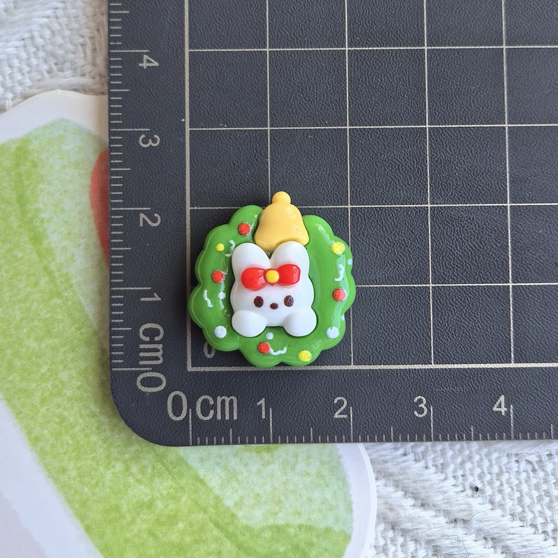 クリスマス新商品樹脂アクセサリー漫画クリームゴム携帯ケースクリスマス雪だるまヘラジカ冷蔵庫アクセサリー|undefined