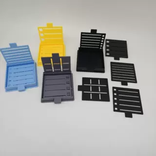 跨境Post-It Note Template 二代方形塑料便利贴模板收纳盒塑料盒