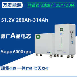 51.2V280Ah314Ah立式储能电池15kwh度磷酸铁锂太阳能光伏家庭储能
