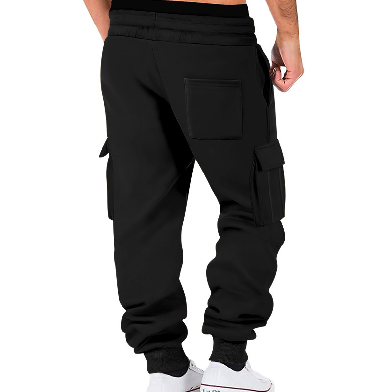 Cargo-Jogginghose für Herren – Trainingshose mit mehreren Taschen und Kordelzug in der Taille (S-3XL, 10 Farben, knitterfreier, schnelltrocknender Stoff)​_voghion.com