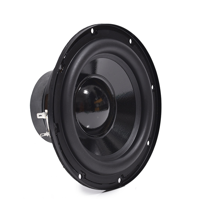 Fabricante de altavoces subwoofer magnéticos externos impermeables IPX5 con borde de goma de papel, soporte plegable positivo redondo de 6.5 pulgadas, 4Ω, 40W.