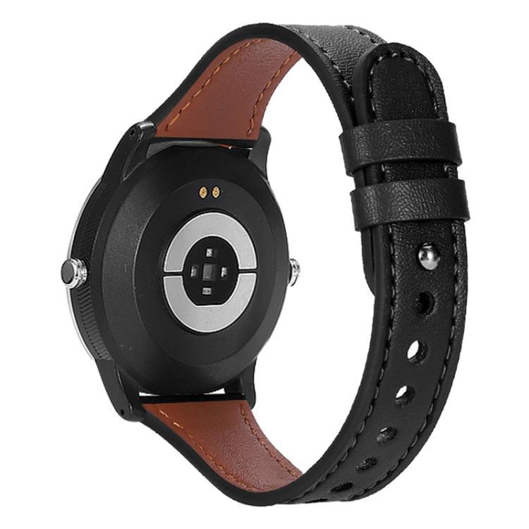 xDfind general doble anillo simple clavo cintura correa de cuero 22mm / 20mm multicolor