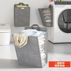 脏衣篓脏衣可折叠家用壁挂式宿舍卫生间收纳篮脏衣篓壁挂浴室衣服