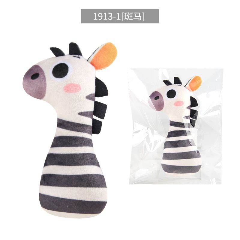 Cama negra y blanca para bebés transfronterizos alrededor de bebés llenos de algodón dibujos animados geometría bola de tela barraca BB relleno de algodón juguetes