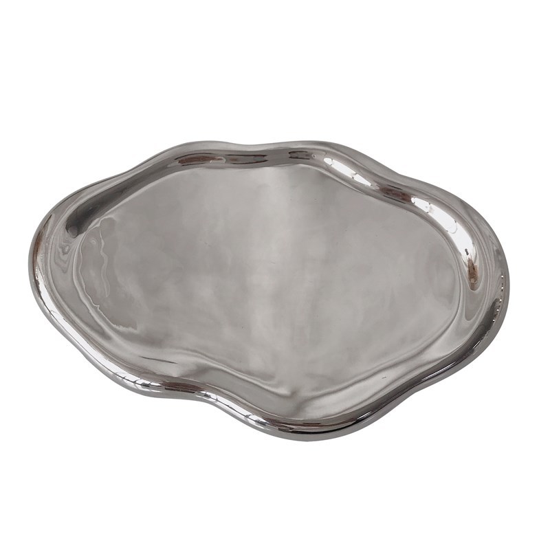 INS uñas accesorios de fotografía irregular ondulación del agua plata polvo cepillo Fondo herramienta decoración tiro Internet celebridad